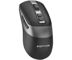 Pelė A4Tech FB50CS Plus FStyler, belaidė cicha biurowa pelė, BT+2,4GHz, juoda