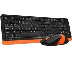 Klaviatūra A4Tech FG1010 FSTYLER set bezdr. klaviatūra + pelė, oranžinė spalva