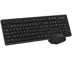 Klaviatūra ir pelė A4Tech FG1200 FStyler belaidis komplektas biurowy klaviatūra su myszą 2,4G juoda