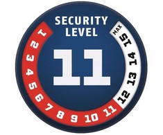 Abus Germany Abus 9808K/140 juodas plieno O-grandininis užraktas