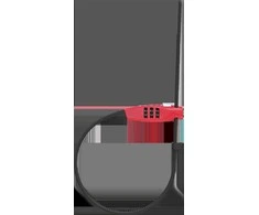 Abus Germany ABUS Combiflex TravelGuard lock - red