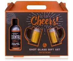 ACCENTRA Bath set MEN'S COLLECTION in gift box with shots 1x 150 ml