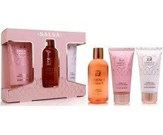ACCENTRA SET bath ESSENCE OF BEAUTY in gift box with body lotion SALSA collection
