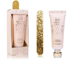 ACCENTRA SET hand care ESSENCE OF BEAUTY in gift box with file, auksinis - Oranžinis and Lime