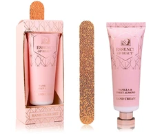 ACCENTRA SET hand care ESSENCE OF BEAUTY in gift box with file, dew - Rosa and Cherry Flower