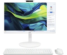 ACER PC AiO Aspire C27A-GRPL_JUWCI513420H_90W, Core i5 13420H, 16 GB, 1024 GB SSD, Intel Graphics, W11, balta