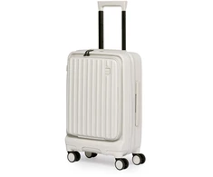 „Acer“ kelioninis lagaminas „Barcelona“ 20", 40–45 l, TSA kodinė spyna, kišenė nešiojamam kompiuteriui ir planšetiniam kompiuteriui, baltas