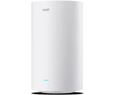 ACER maršrutizatorius „Connect Ovia T520 WiFi 7“ trijų dažnių tinklo maršrutizatorius, BE9300, 512 GB DDR3L, 128 GB NAND, 1 pakuotė, baltas