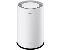 ACER maršrutizatorius „Connect Ovia T520 WiFi 7“ trijų dažnių tinklo maršrutizatorius, BE9300, 512 GB DDR3L, 128 GB NAND, 1 pakuotė, baltas