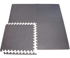 Acra Kubisport Mata ochronna na siłownie pod sprzęt sztangę 120 x 120 x 1 cm (Kub_05-D83K)