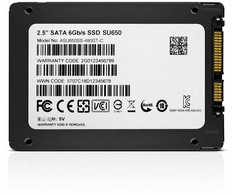 Kietasis diskas ADATA SU650 120GB/2.5"/SATA3/520/320MB/s 3D SSD