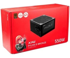 Maitinimo blokas ADATA XPG Pylon II 550W, 80 PLUS Bronze, ATX 3.1