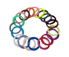AERIUM filamentas 1,75 mm PLA 5 metres x 20 colours