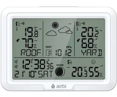 Airbi DUO - weather station with 2 wireless sensors