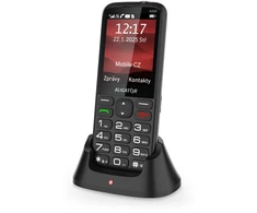 ALIGATOR A930 GPS 4G Senior juodas + įkrovimo stovas