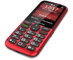 ALIGATOR A930 GPS 4G senjorams, raudonas + įkrovimo stovas