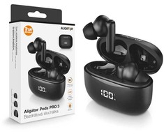 Aligator Bluetooth ausinės Alligator Pods PRO 3, juodas