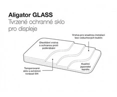 ALIGATOR ekrano apsauginis stiklas Samsung Galaxy S25 FE