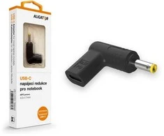 Aligator USB-C maitinimo adapteris 4,0 x 1,7 mm, skirtas HP / Lenovo nešiojamiesiems kompiuteriams
