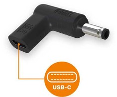 „Aligator“ USB-C maitinimo adapteris 4,5 x 3,0 mm, skirtas „Dell“ nešiojamiesiems kompiuteriams
