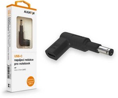 „Aligator“ USB-C maitinimo adapteris, 4,8 x 1,7 mm (prailgintas), skirtas „Asus“ / „Compaq“ / „HP“ nešiojamiesiems kompiuteriams