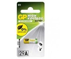 GP Alkaline Rundzellenbatterie 29A Hochspannung 9V 1er Blister