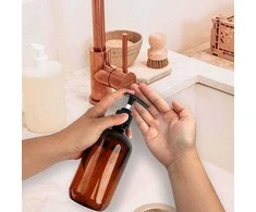Allnature Plastic empty bottle with pump for cleaning products 500 ml