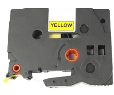 Allprint for Brother TZE-651, TZ-651, 24mm x 8m, juodas print / yellow backing