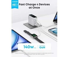 „Anker“ įkroviklis su 4 prievadų USB-C laidu, 140 W | B2697G41
