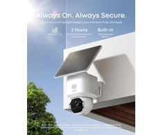 Anker eufy E42 outdoor camera with solar charging, 4K baltas