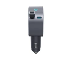 Anker Nano Car Charger (75W, USB-C Port, Built-In Retractable USB-C Cable)