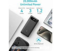 Anker Power Bank 65W | A1383H11 | 20000 mAh | Juodas