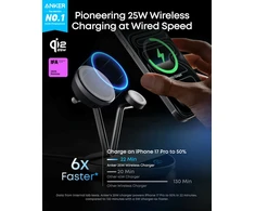Anker Prime Wireless Charging Station Qi2.2 25W wireles charging (3-in-1, MagGo, AirCool, Dock Stand) PSU added