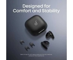 Ausinės Anker Soundcore True Belaidės Earphones | Liberty Buds | Bluetooth | Semi-į ausis įkišamos | Mikrofonas | Juodas | Noise canceling | Noise reduction