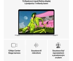 Apple Nešiojamas kompiuteris Neprirazeno MacBook Air 13'' M5 chip with 10-core CPU and 8-core GPU, 16GB, 512GB SSD - Starlight