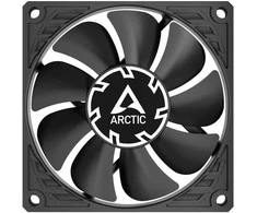 ARCTIC P8 Slim PWM PST korpuso ventiliatorius, 4-pin, 80mm, juodas