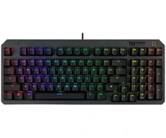 Klaviatūra Asus ASUS klaviatūra TUF Gaming K3 GEN II, mechaninė, CZ/SK, pilka
