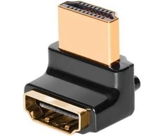 Adapteris HDMI Audioquest 90/W - pasukamas aukštyn HDMI kištukas-HDMI kištukas