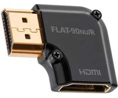 Audioquest HDMI adapteris 90 Nu/R - pagal laikrodžio rodyklę sukantis HDMI kištukas-HDMI kištukas