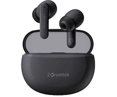 A4tech belaidės ausinės B25, TWS, Bluetooth, pilkos spalvos