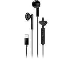 GENIUS ausinės HS-M366 ausinės, mikrofon, USB-C, rotáční klip, juoda