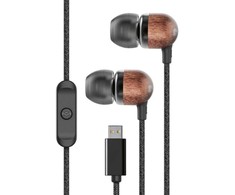 Ausinės Marley su laidu Earbuds | Smile Jamaica | Su mikrofonu | USB Type-C | Signature Juodas