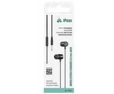 Ausinės iPEAX 3,5MM JACK Juodas