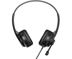 Marvo HP1001 ausinės su mikrofonu, przewodowa, juoda, 2 x 3.5 mm Jack