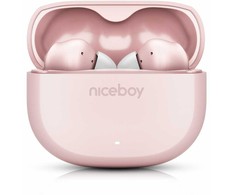 Ausinės Niceboy Pins 4 Sakura Rožinė
