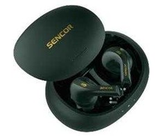 Sencor Įstatomos į ausis (į ausis įkišamos tipo) ausinės bluetooth sep 560bt gr, bt 5.3, czas 6h, 40mah