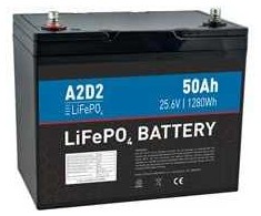 AVACOM A2D2 akumuliatorius LIFEPO4 25.6V 50AH M8