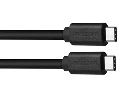 AVACOM DATOVY A NABIJECI USB CABLE TYPE-C - USB TYPE-C, 100CM, Juodas