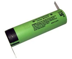 Avacom Rechargeable industrial battery 18650 Panasonic 3400mAh 3.7V Li-Ion battery pins to Z