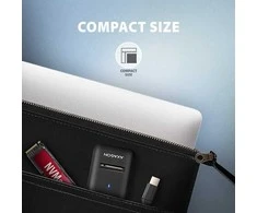 AXAGON USB-C 10Gbps adapteris greitam M.2 NVMe ir SATA SSD prijungimui, USB-C laidas 10 cm | ADM2-CM